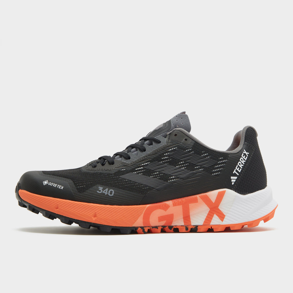 Black adidas Terrex Men's Agravic Flow GORE-TEX Trail Running Shoe 2.0 Blacks Black adidas Terrex Men's Agravic Flow GORE-TEX Trail Running Shoe 2.0 Blacks