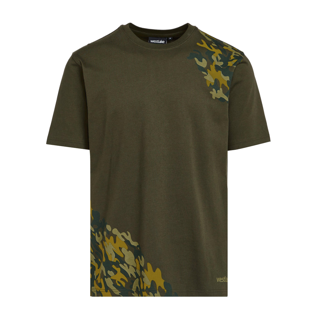 Camouflage Shoulder T-Shirt