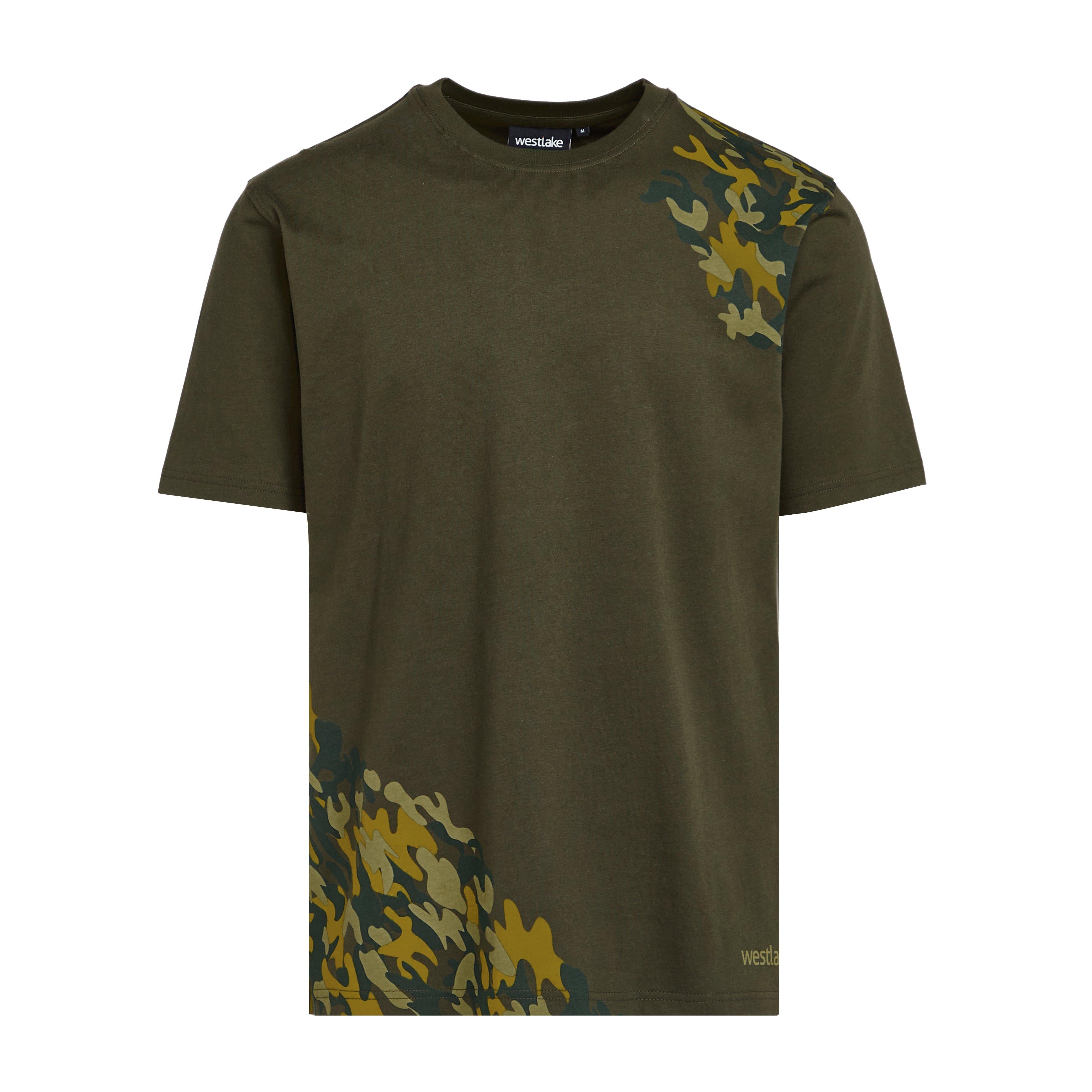 Camouflage Shoulder T-Shirt