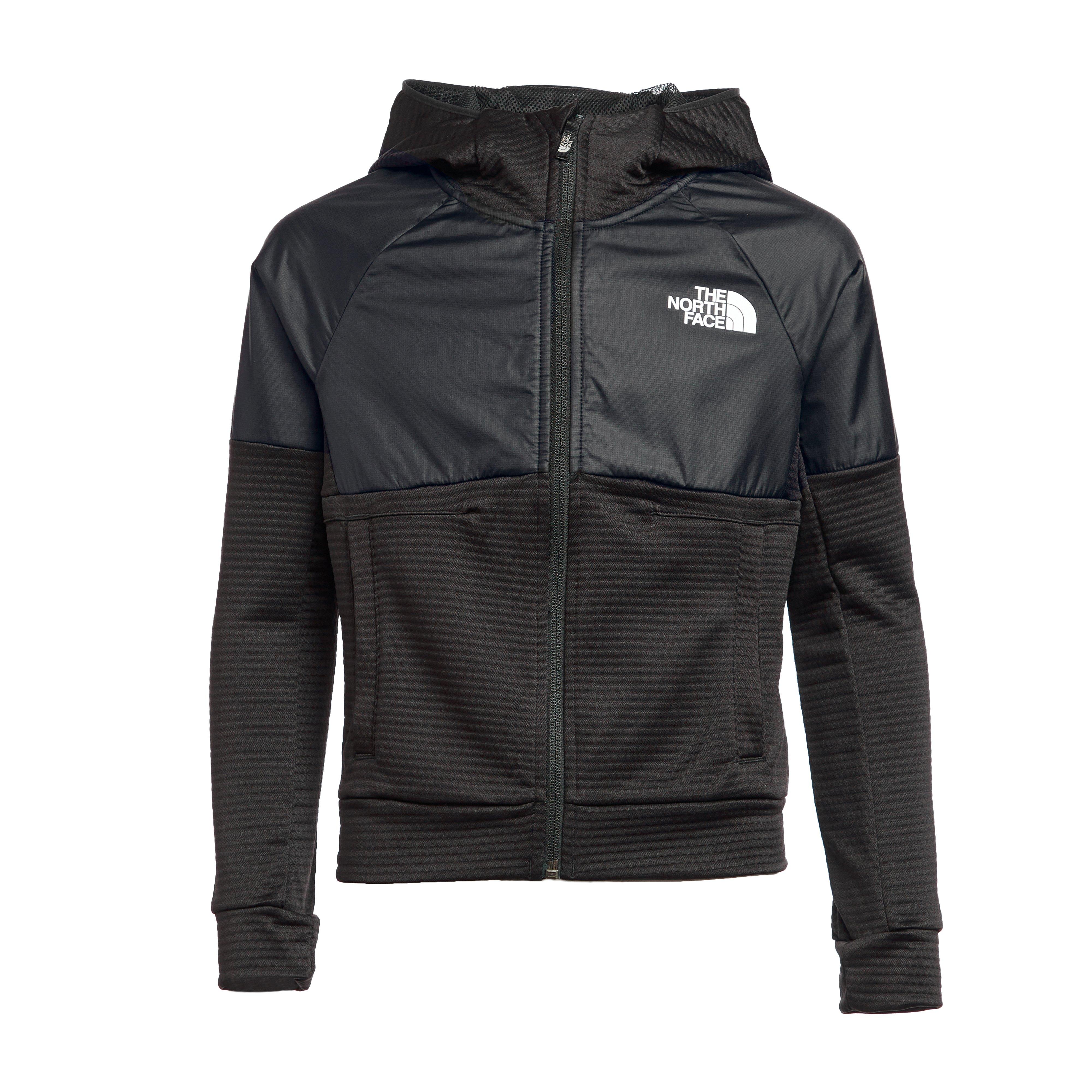 Black The North Face Kids' Mountain Athletics Full Zip Hooded