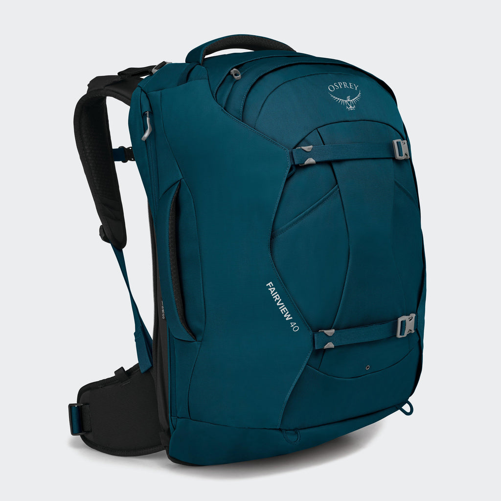 Green Osprey Women's Fairview 40L Travel Backpack – Blacks