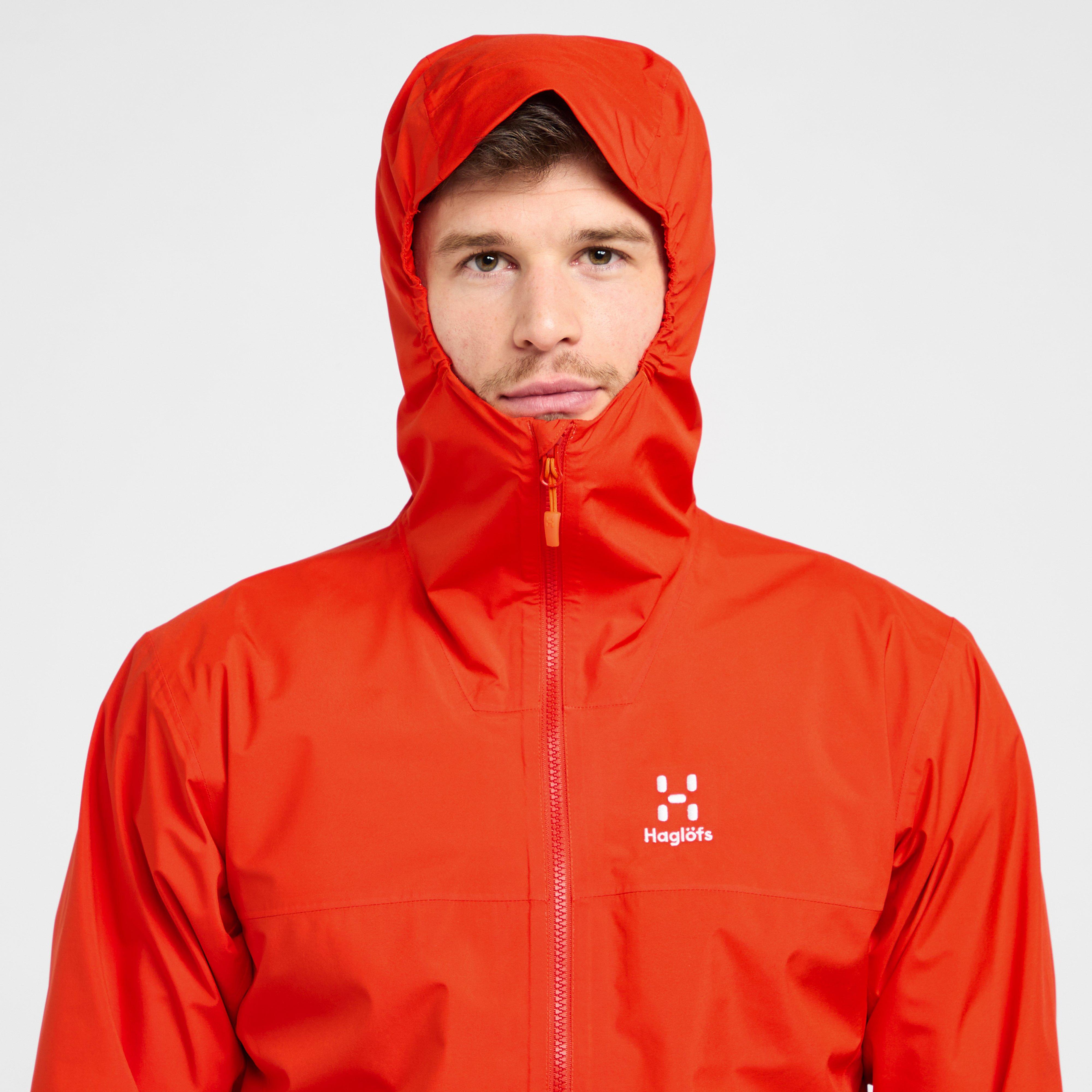 Orange Haglofs Men's Korp PROOF Waterproof Jacket – Blacks