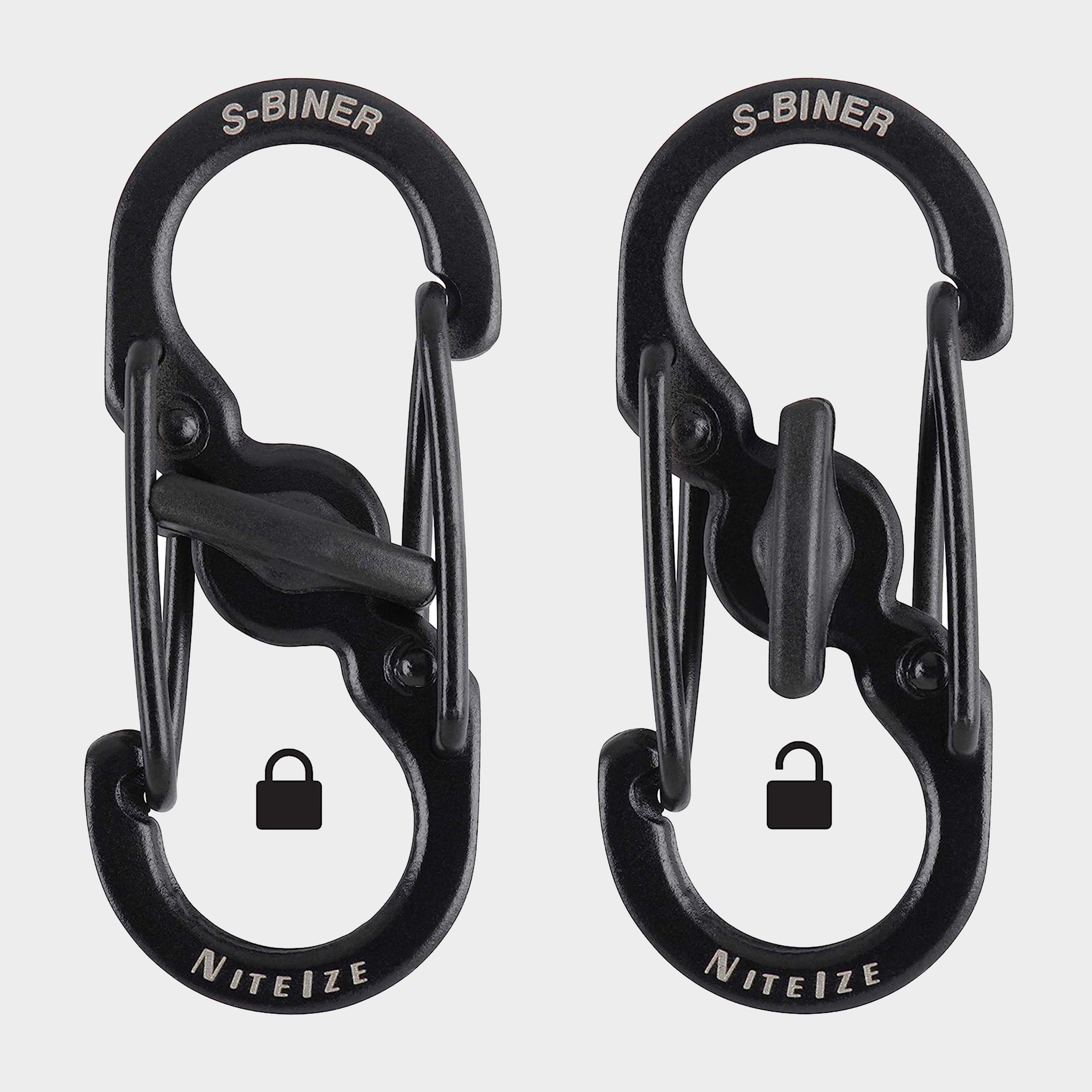 Mini S-lock Carabiner 2 pack