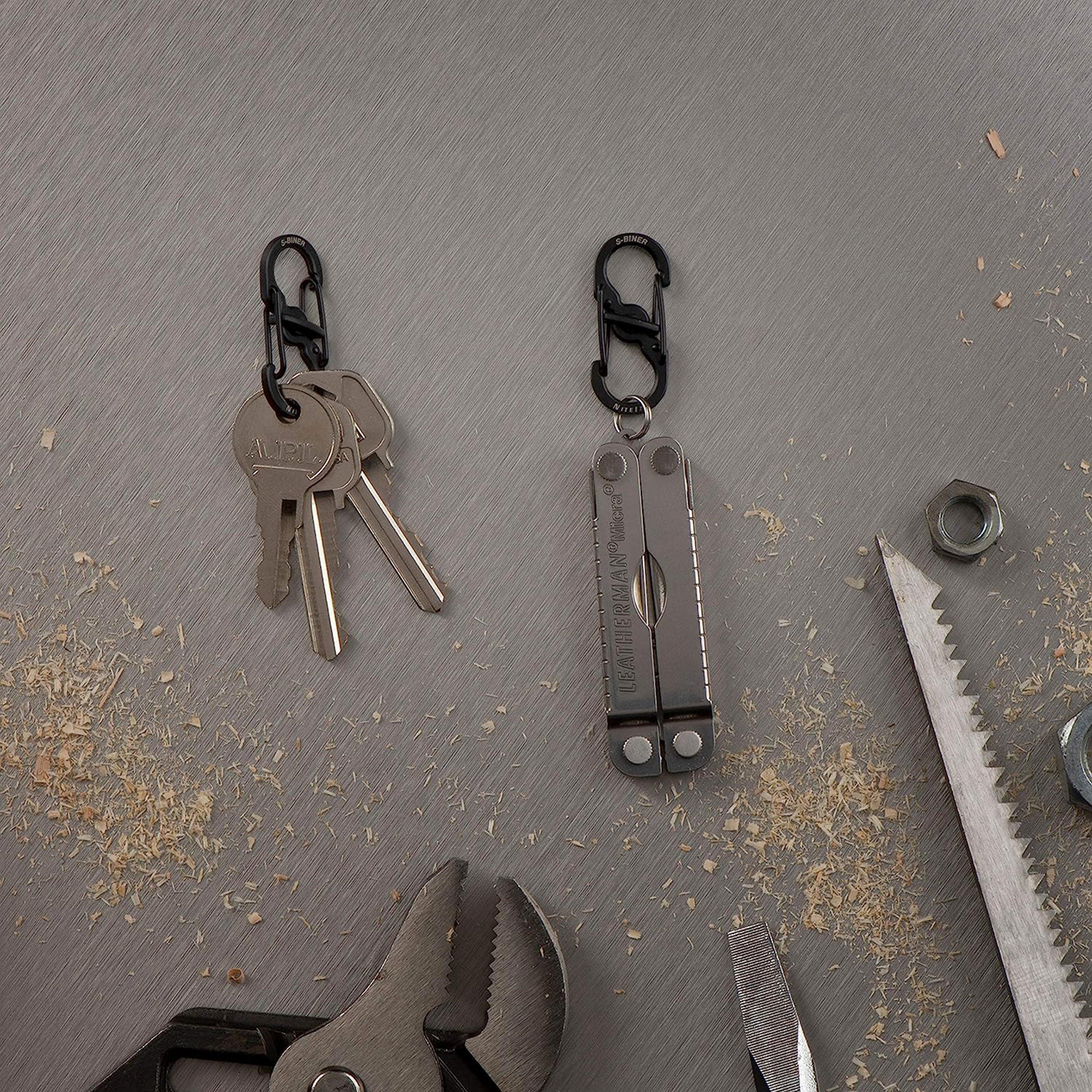 Mini S-lock Carabiner 2 pack