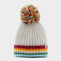 Kids’ Striped Bobble Beanie Hat