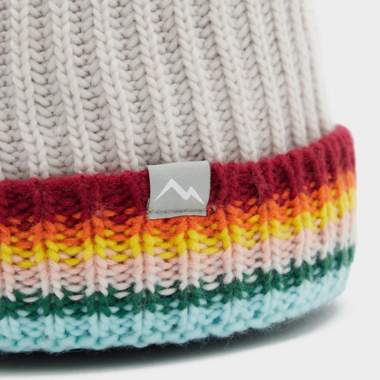 Kids’ Striped Bobble Beanie Hat