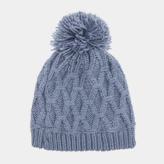 Women's Sapphire Bobble Hat