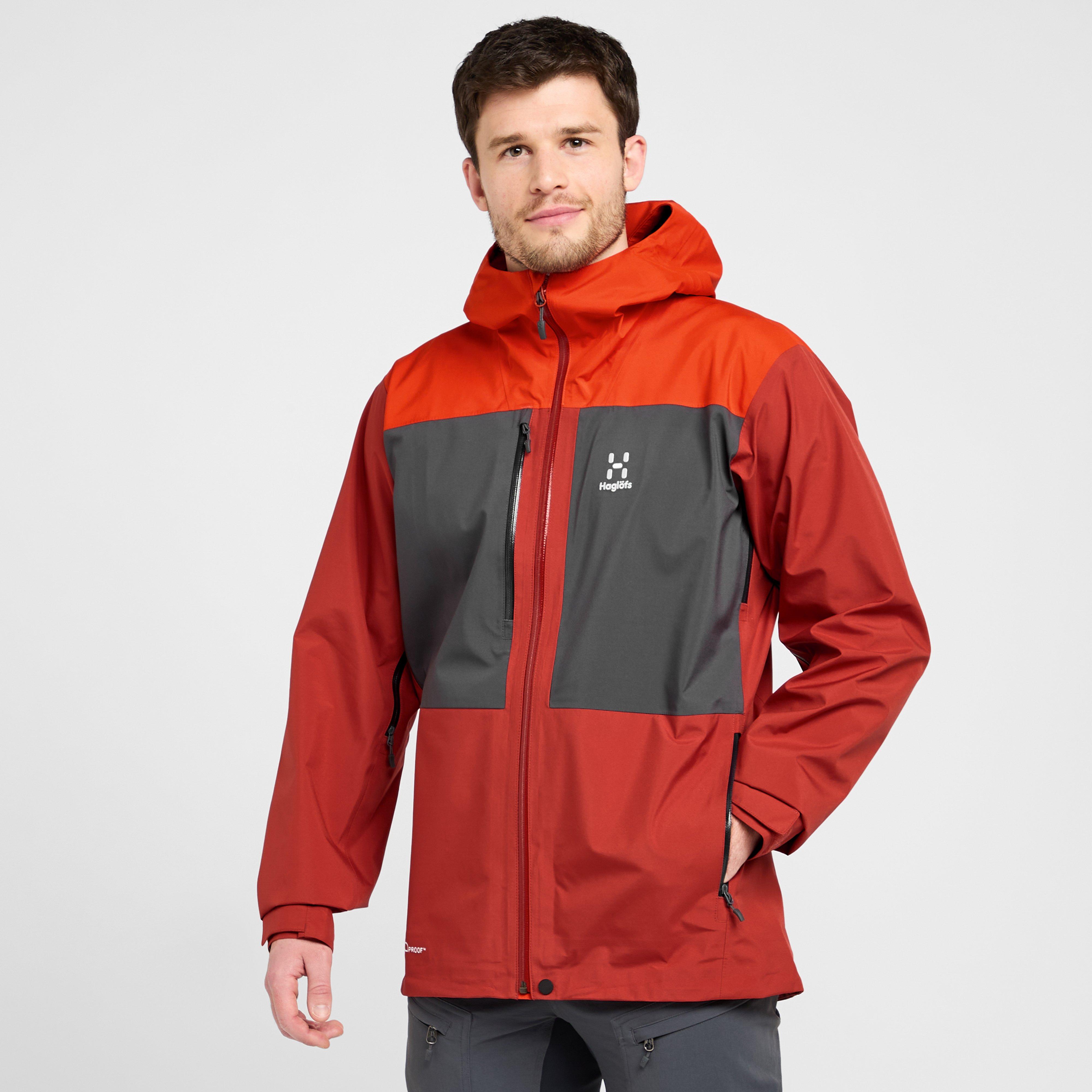 Orange Haglofs Men's Front Proof Jacket – Blacks
