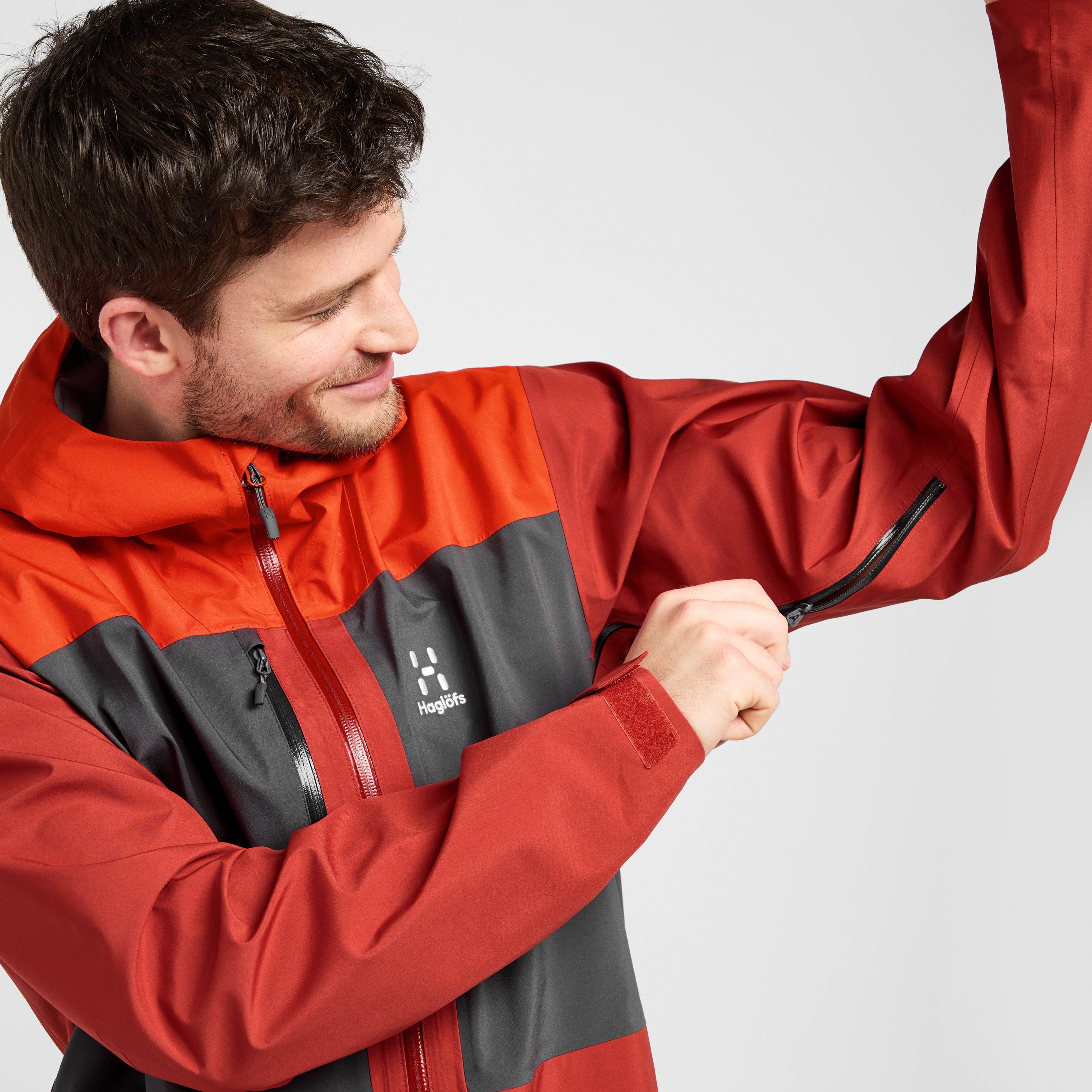 Orange Haglofs Men's Front Proof Jacket – Blacks
