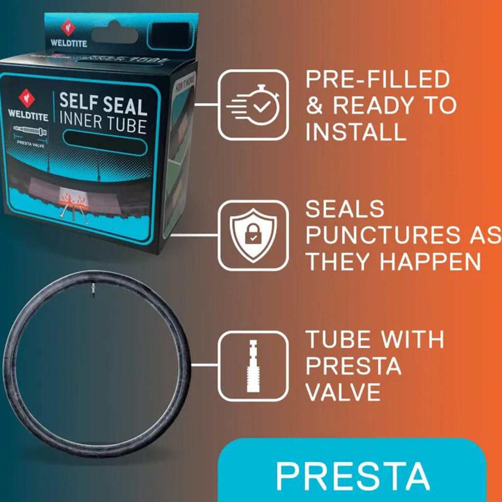 Self-Sealing Inner Tube 27.5 x 2.00-2.50" Presta Valve