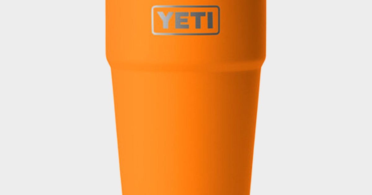 Orange YETI Rambler® 20oz (591ml) Stackable Cup – Blacks