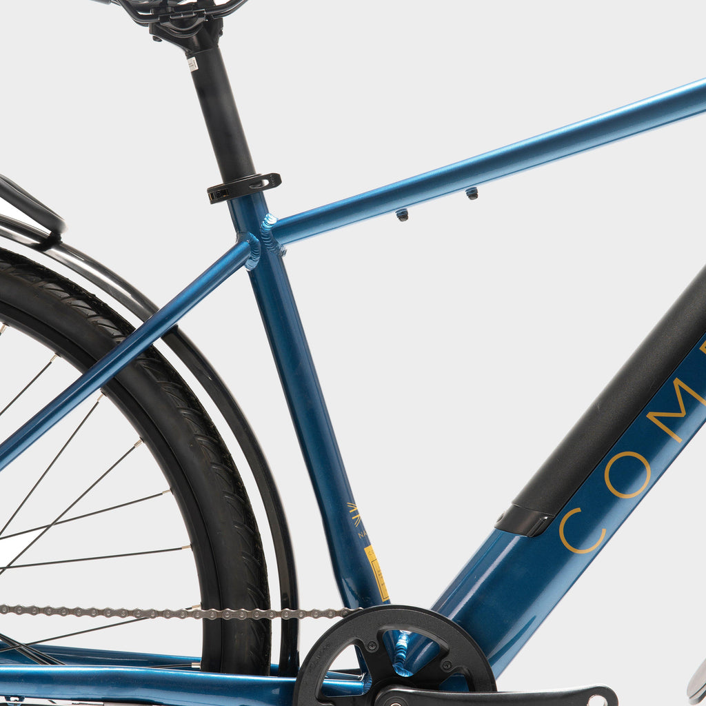 Compass Bike Blue Compass Navigate Hybrid E-Bike – Blacks