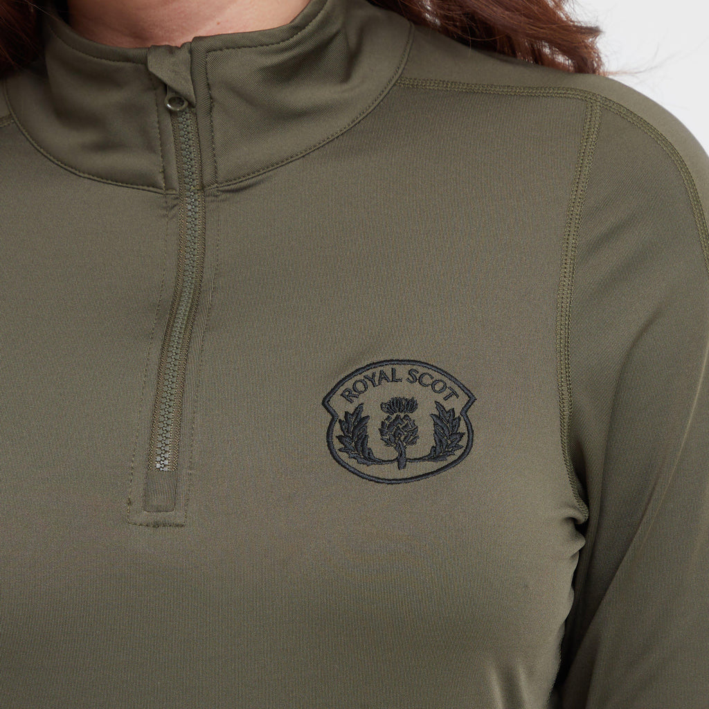 Women's Gracie Long Sleeve Baselayer Top Khaki