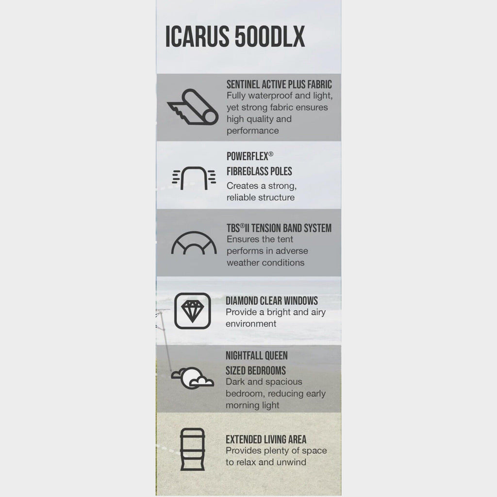 Icarus 500 DLX Tent Awning