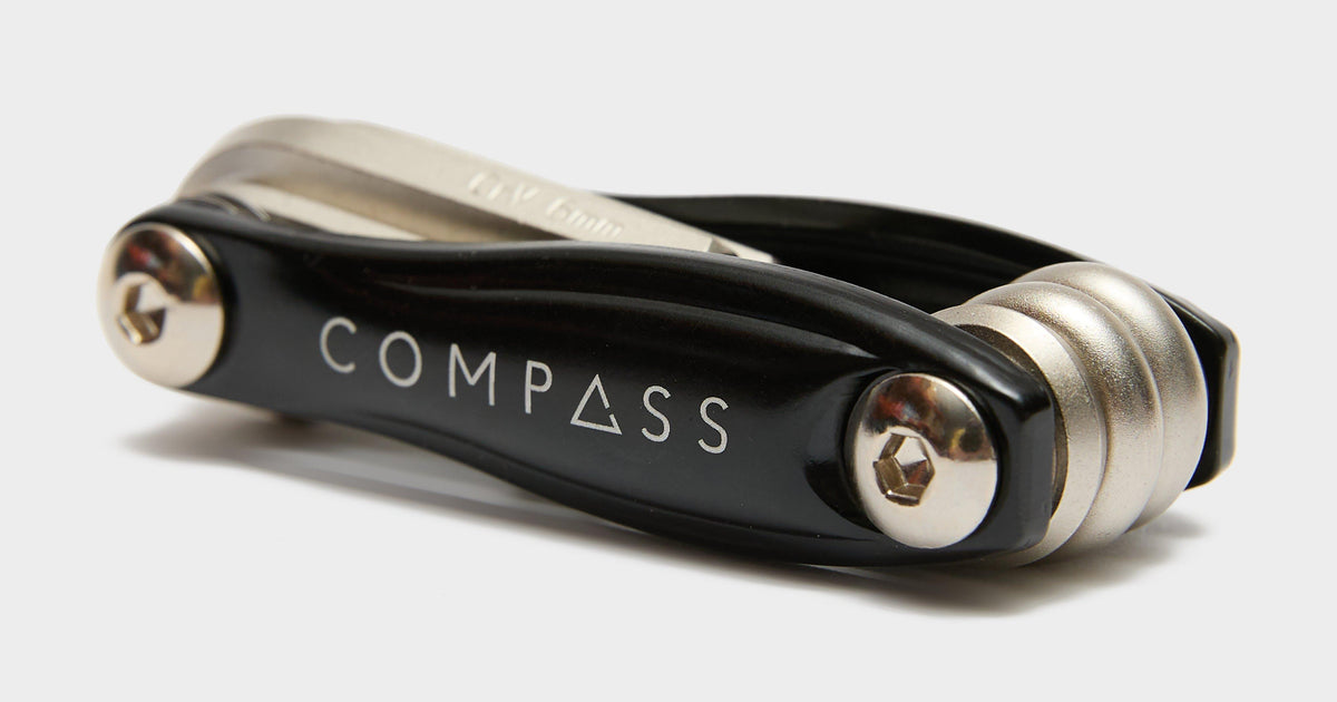 Silver Compass Torque Compact 6 Aluminium Folding Tool – Blacks