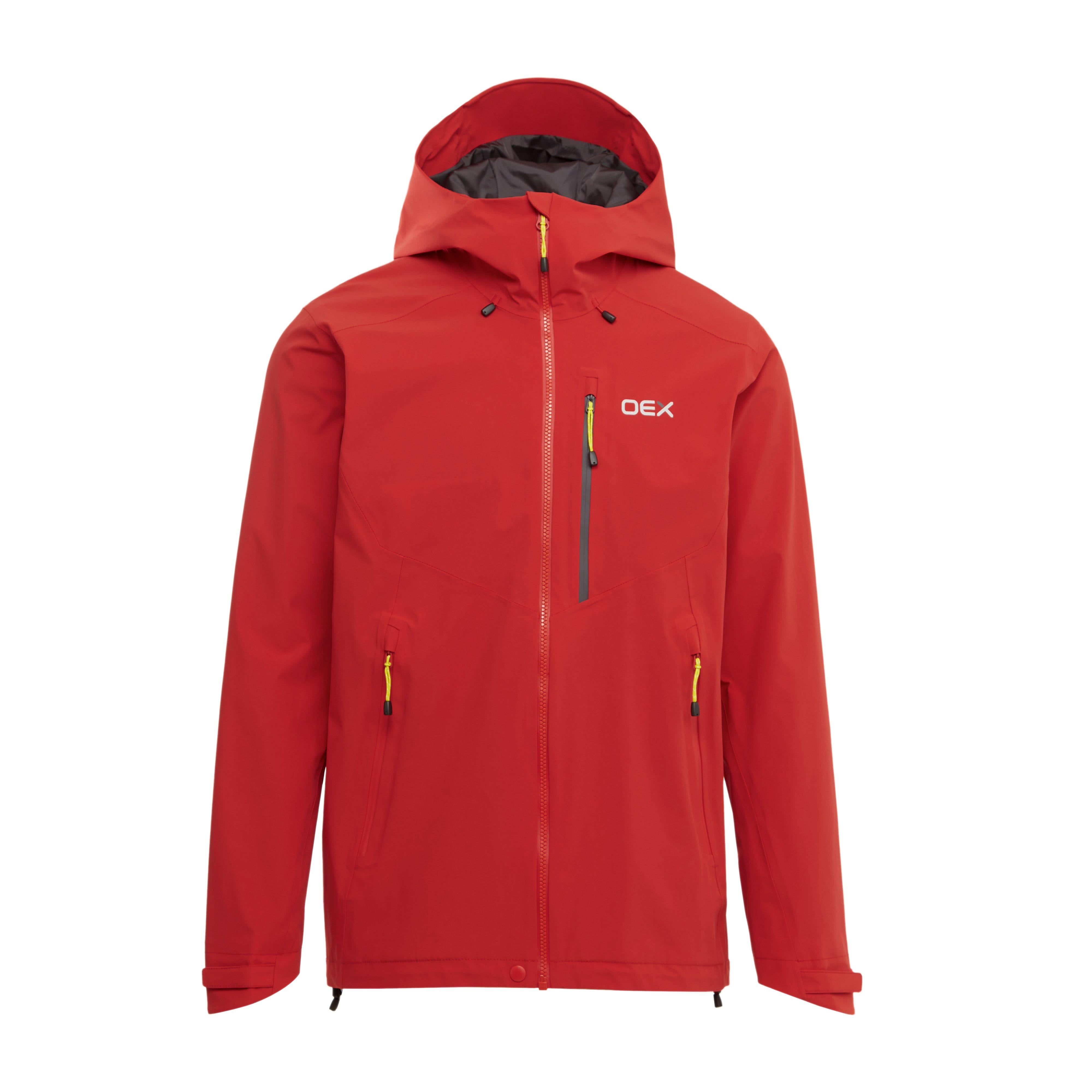 Red OEX Men's Aonach II Waterproof Jacket – Blacks
