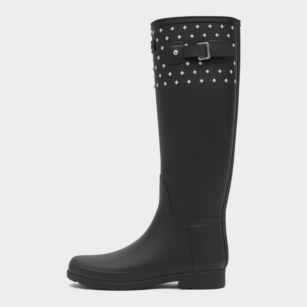 Women’s Refined Tall Studded Cuff Wellington Boots