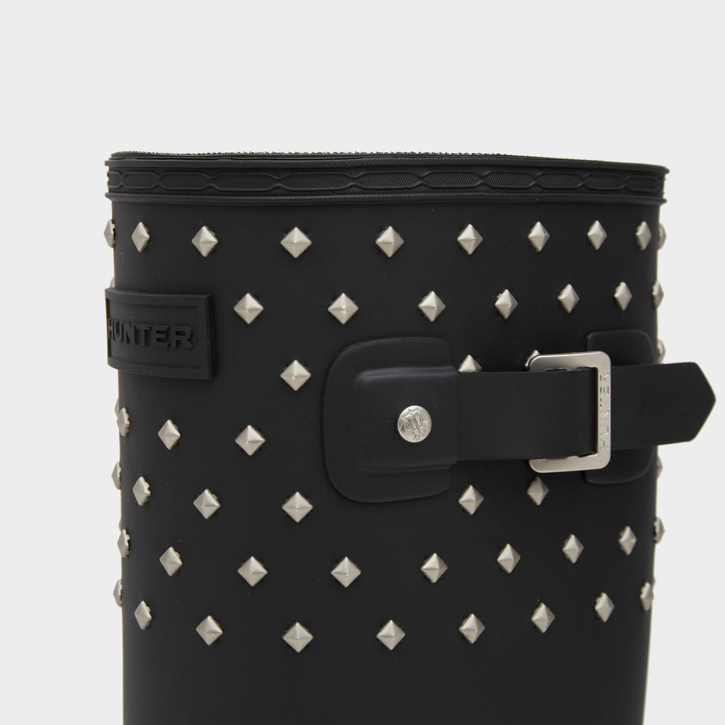 Women’s Refined Tall Studded Cuff Wellington Boots