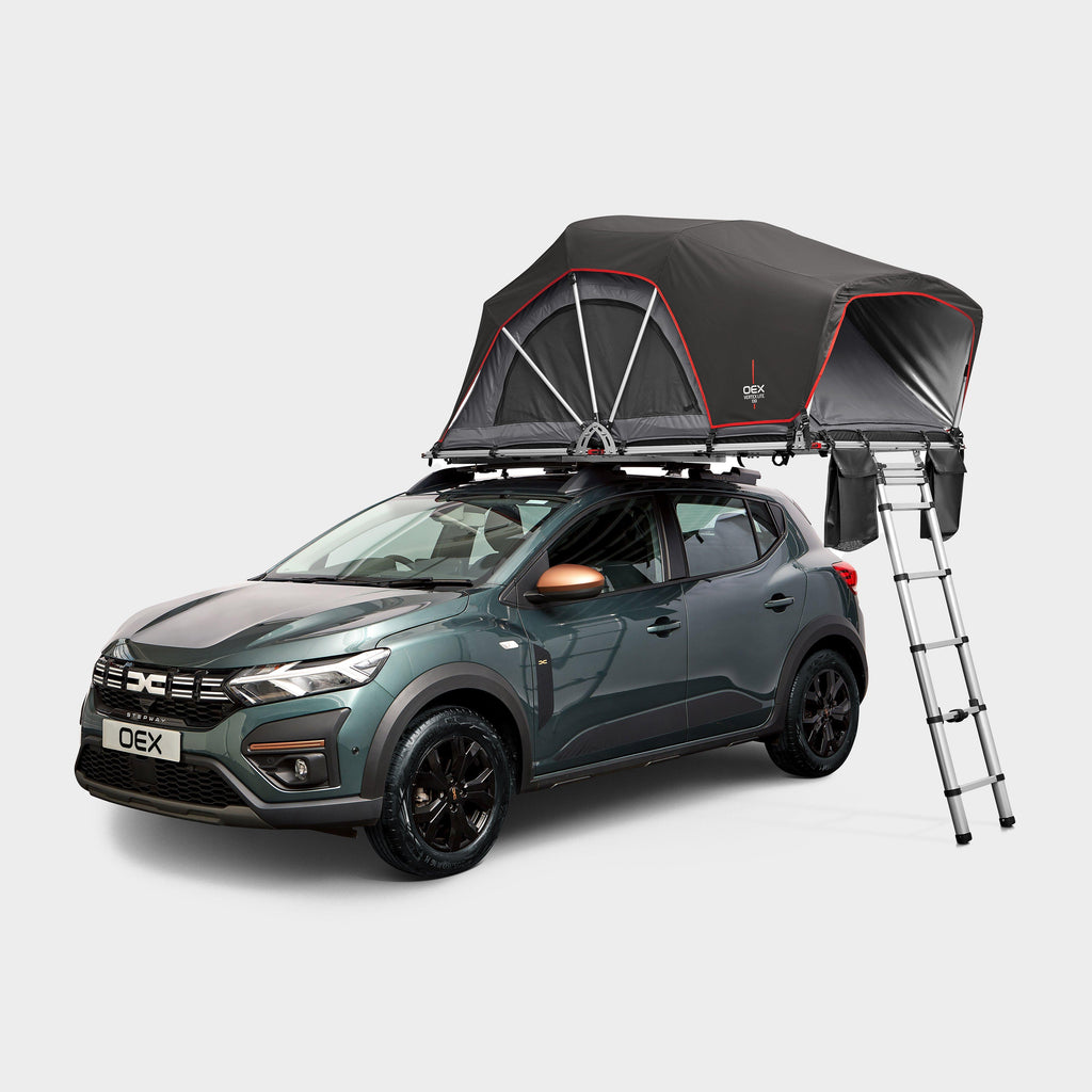 Grey OEX Vertex Lite 130 Roof Tent – Blacks