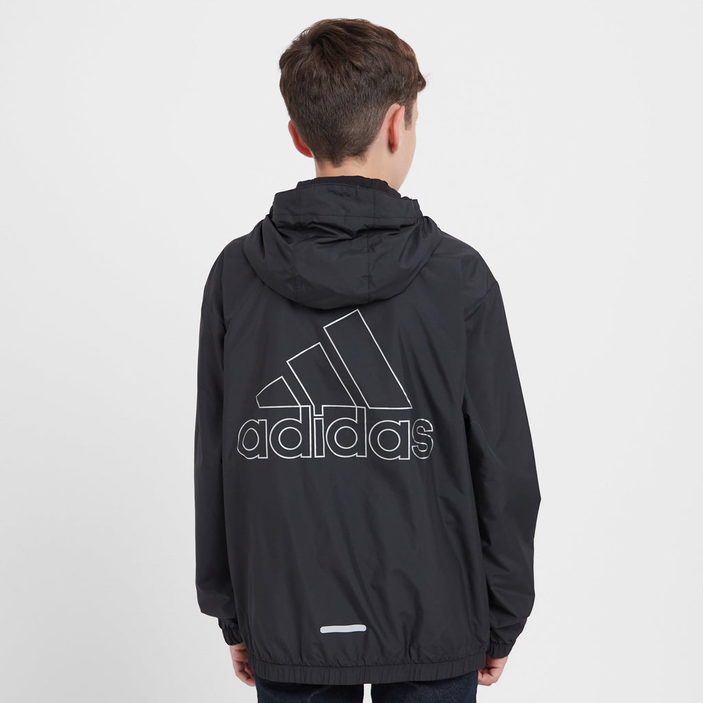 Kids’ Utility 3 Stripes Hooded Jacket