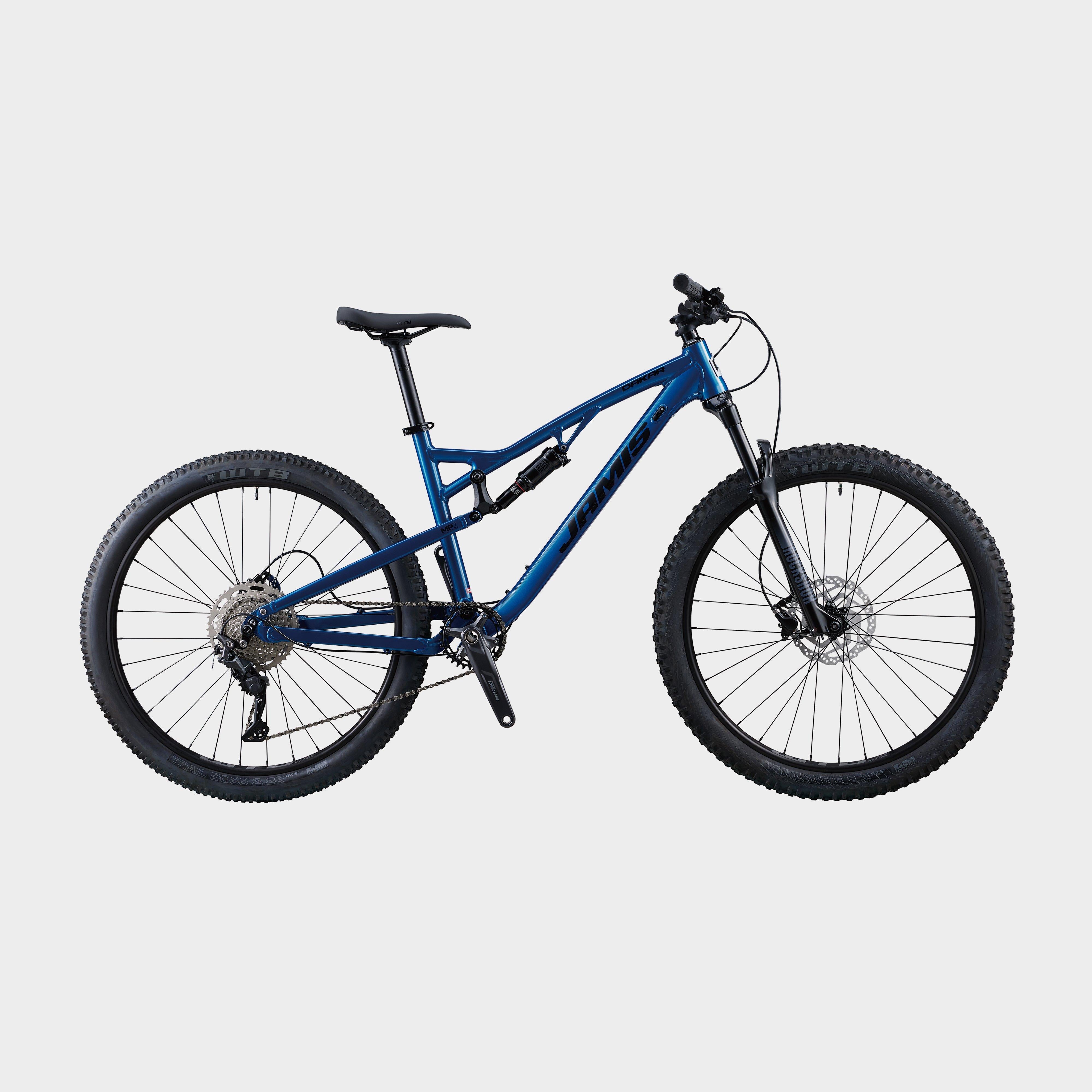 Blue Jamis Dakar Full Suspension Mountain Bike – Blacks