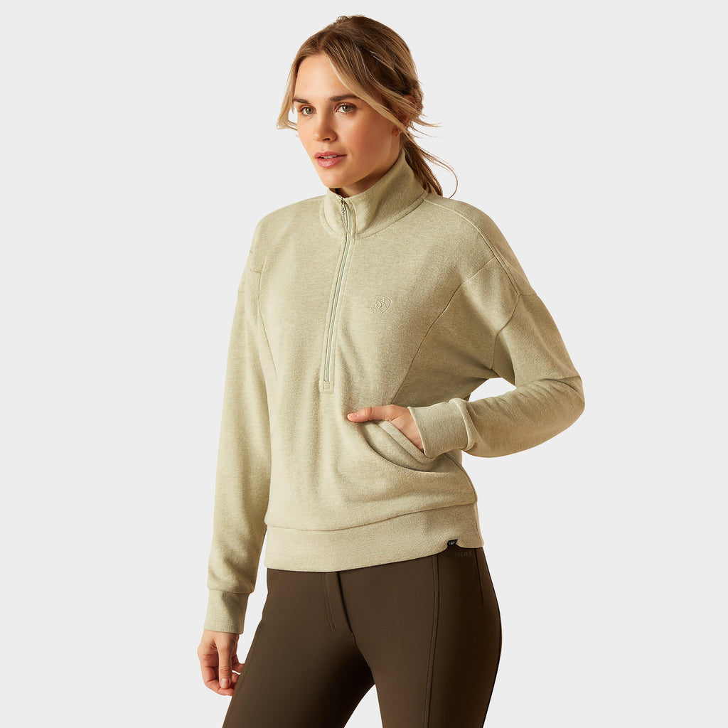 Women's Friday Cotton 1/2 Zip Sweatshirt