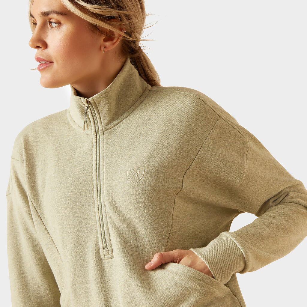 Women's Friday Cotton 1/2 Zip Sweatshirt