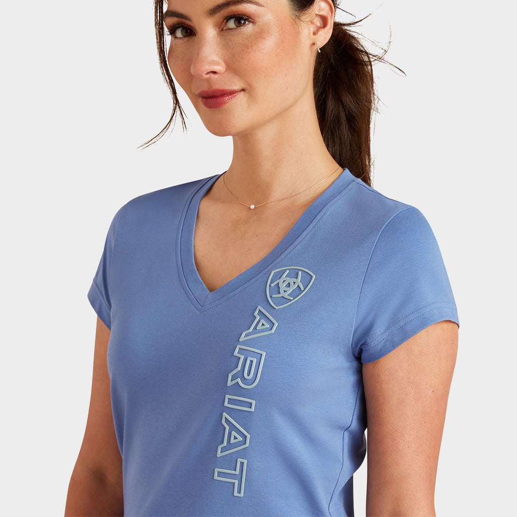 Women's Vertical Logo V T-Shirt