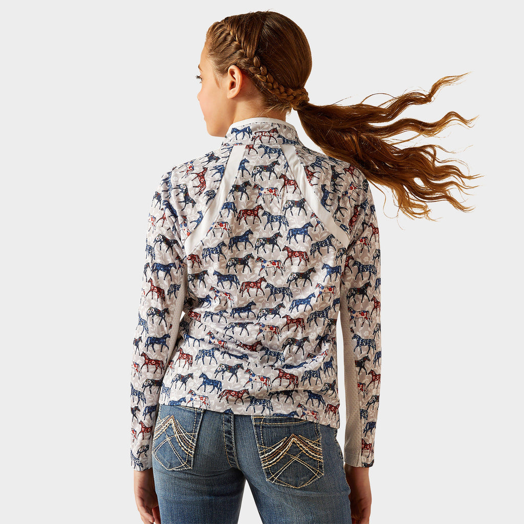Kids Sunstopper 3.0 1/4 Zip Base Layer