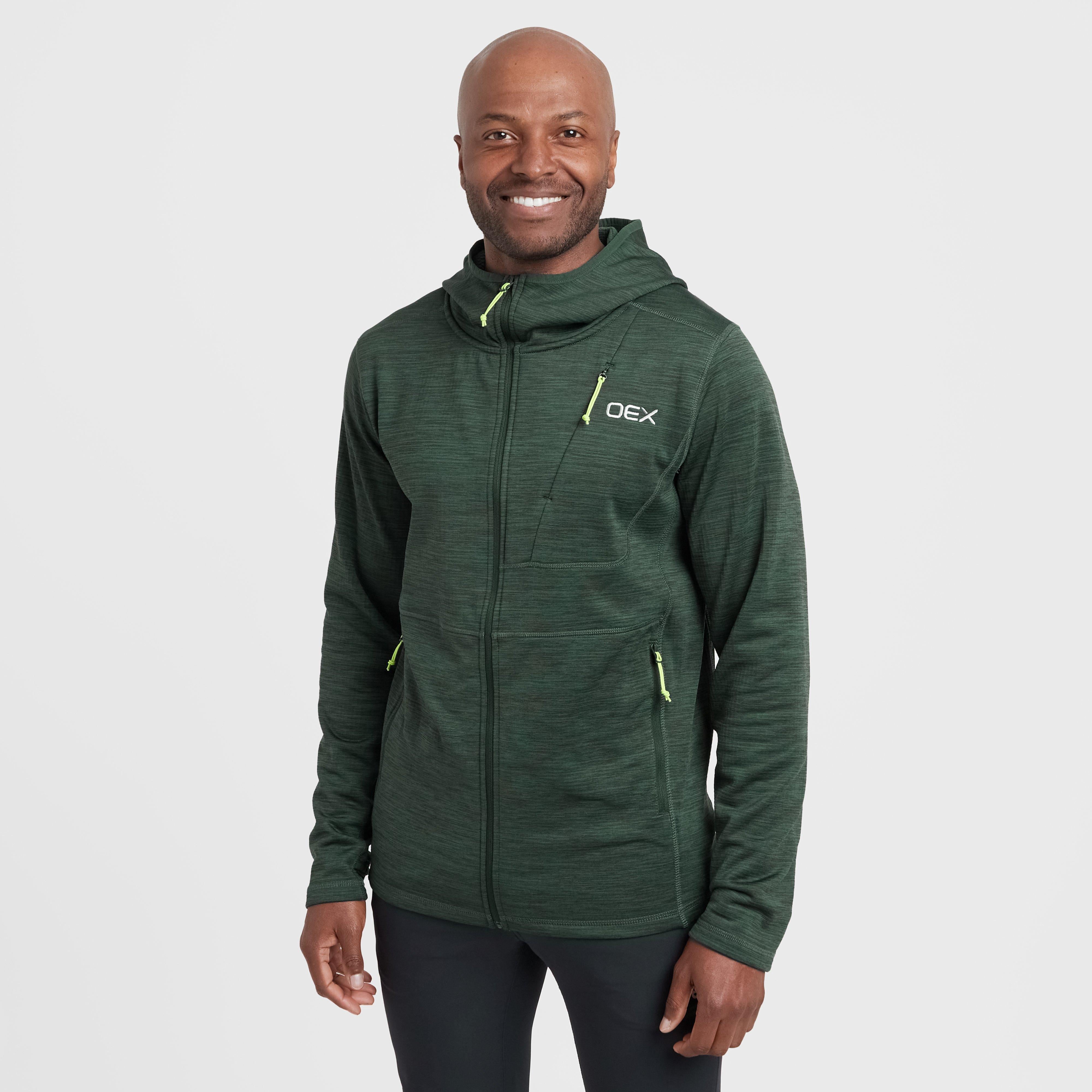 メンズウェア Apex Ultimate Fleece Zip Jacket & Pants Green OEX Men's Basalt Alpine Full-Zip Fleece – Blacks