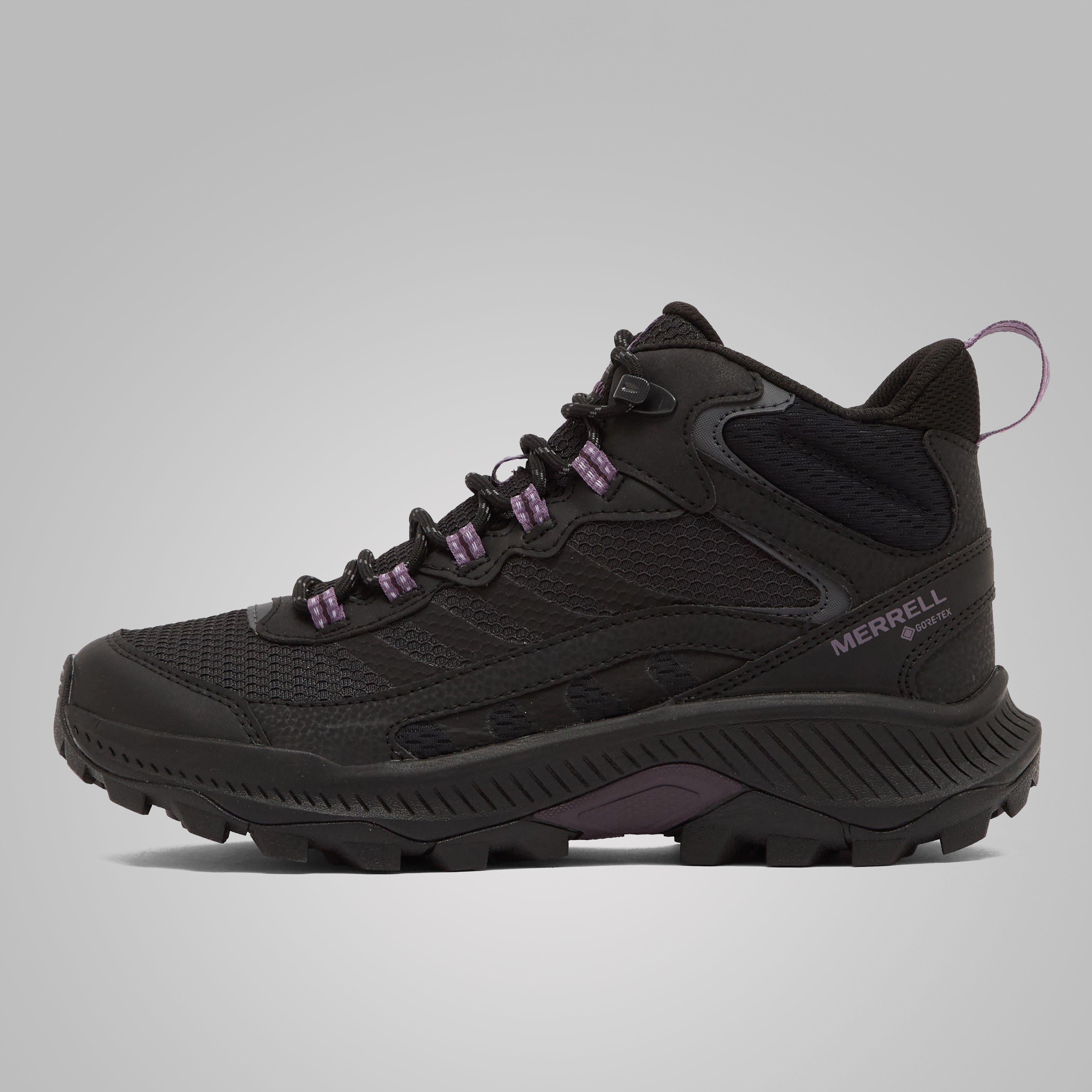 Black Merrell Women's Speed Strike 2 GORE-TEX® Mid Walking Boots