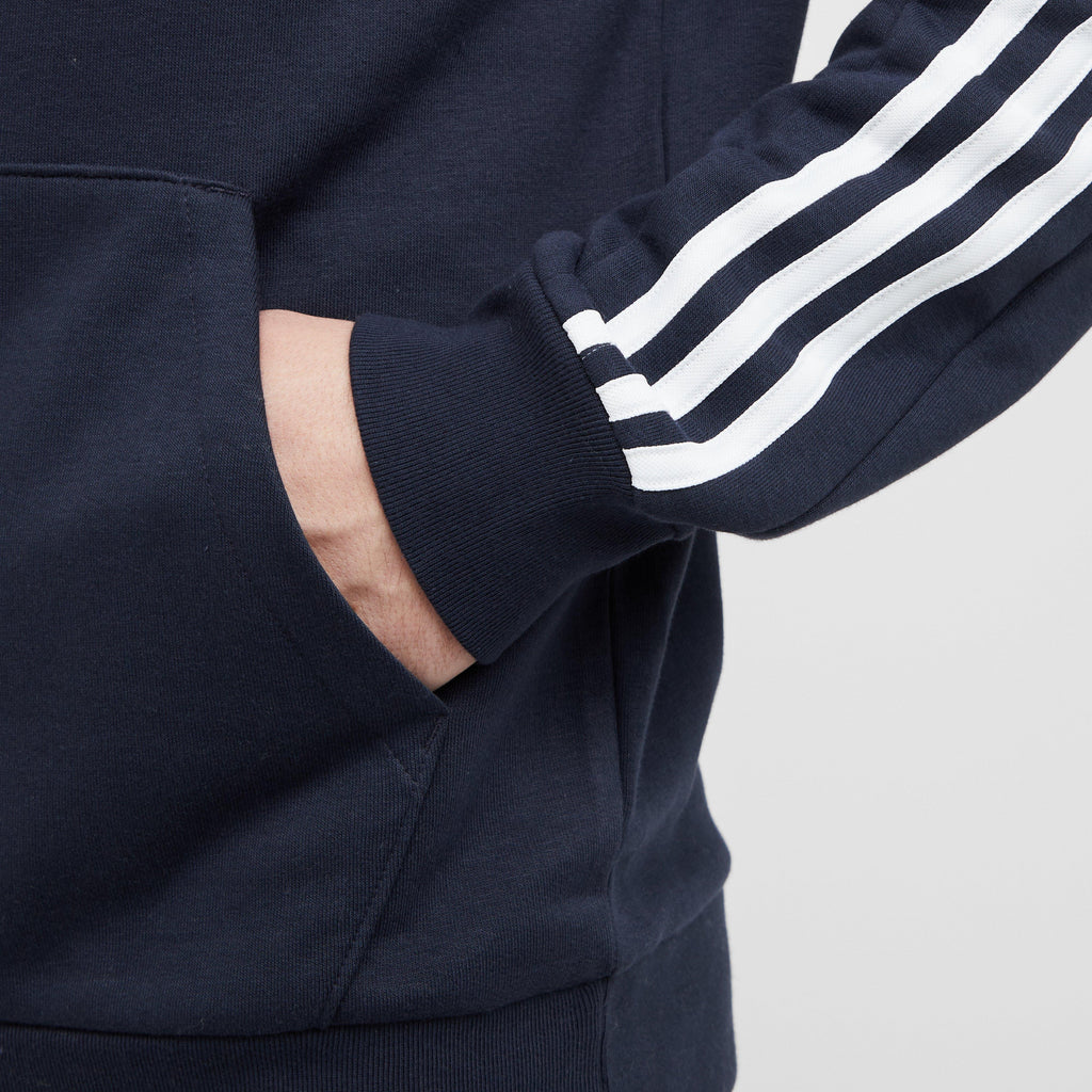 Men's Essentials Fleece 3-Stripes Hoodie