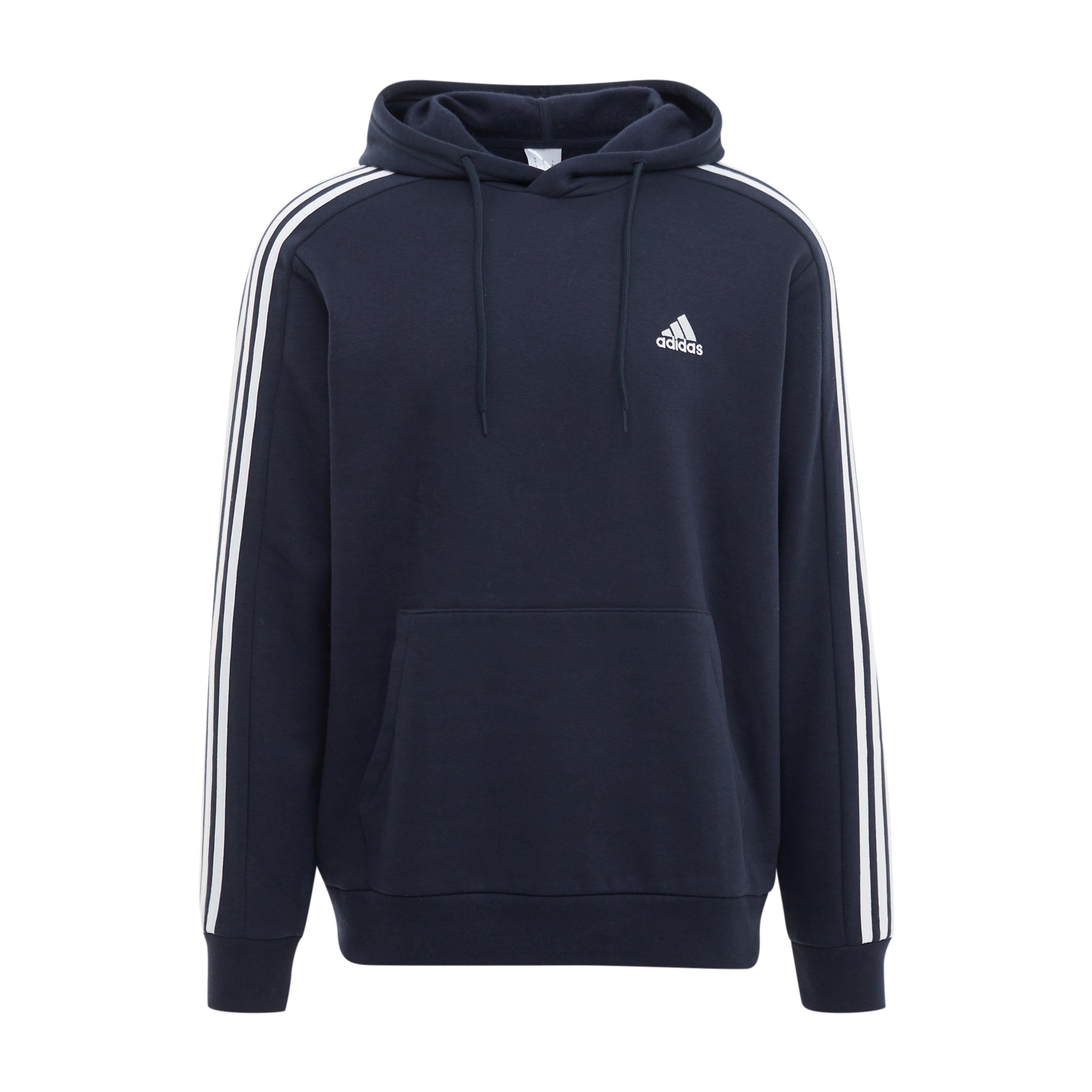 Men's Essentials Fleece 3-Stripes Hoodie