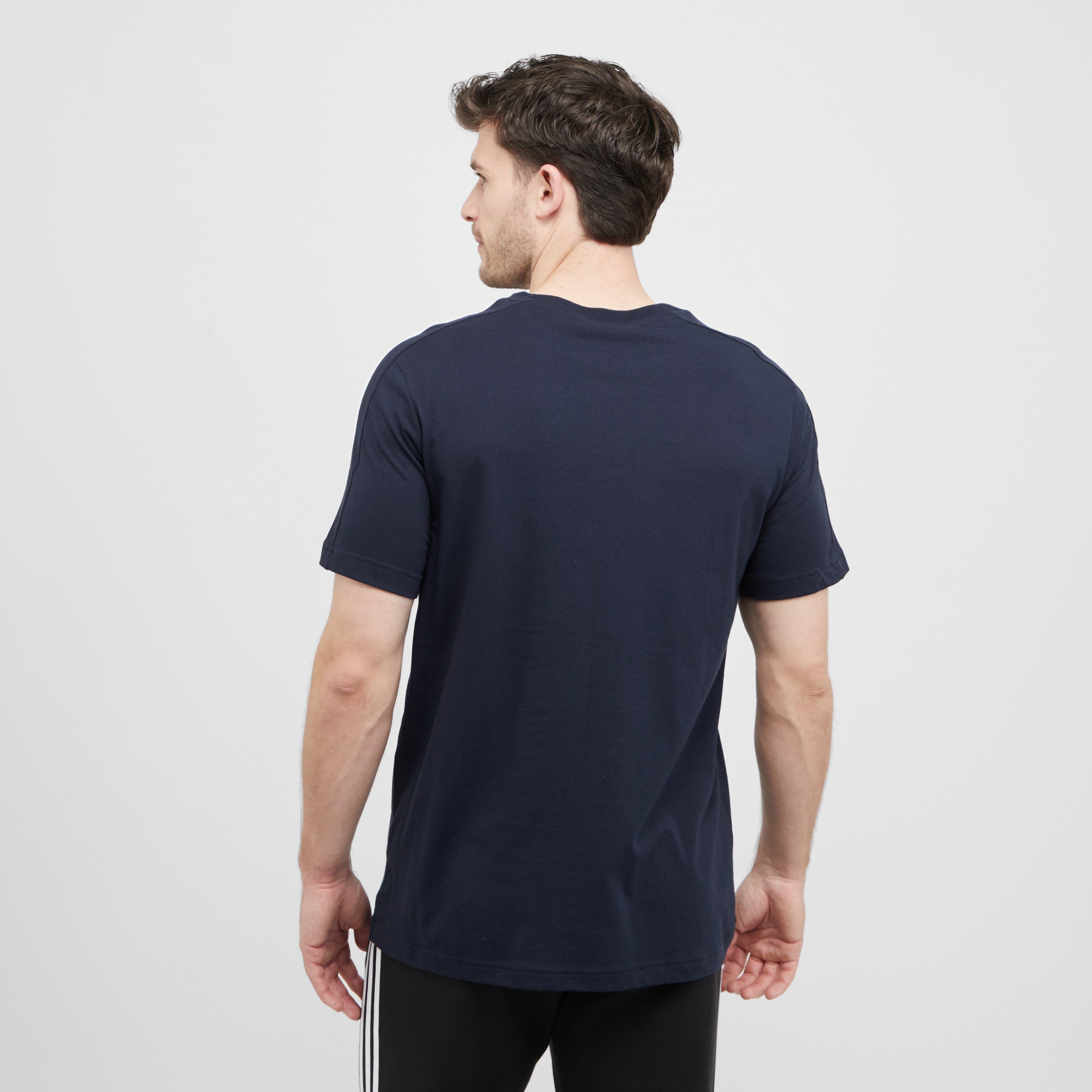 Men's Essentials Single Jersey 3-Stripes Tee