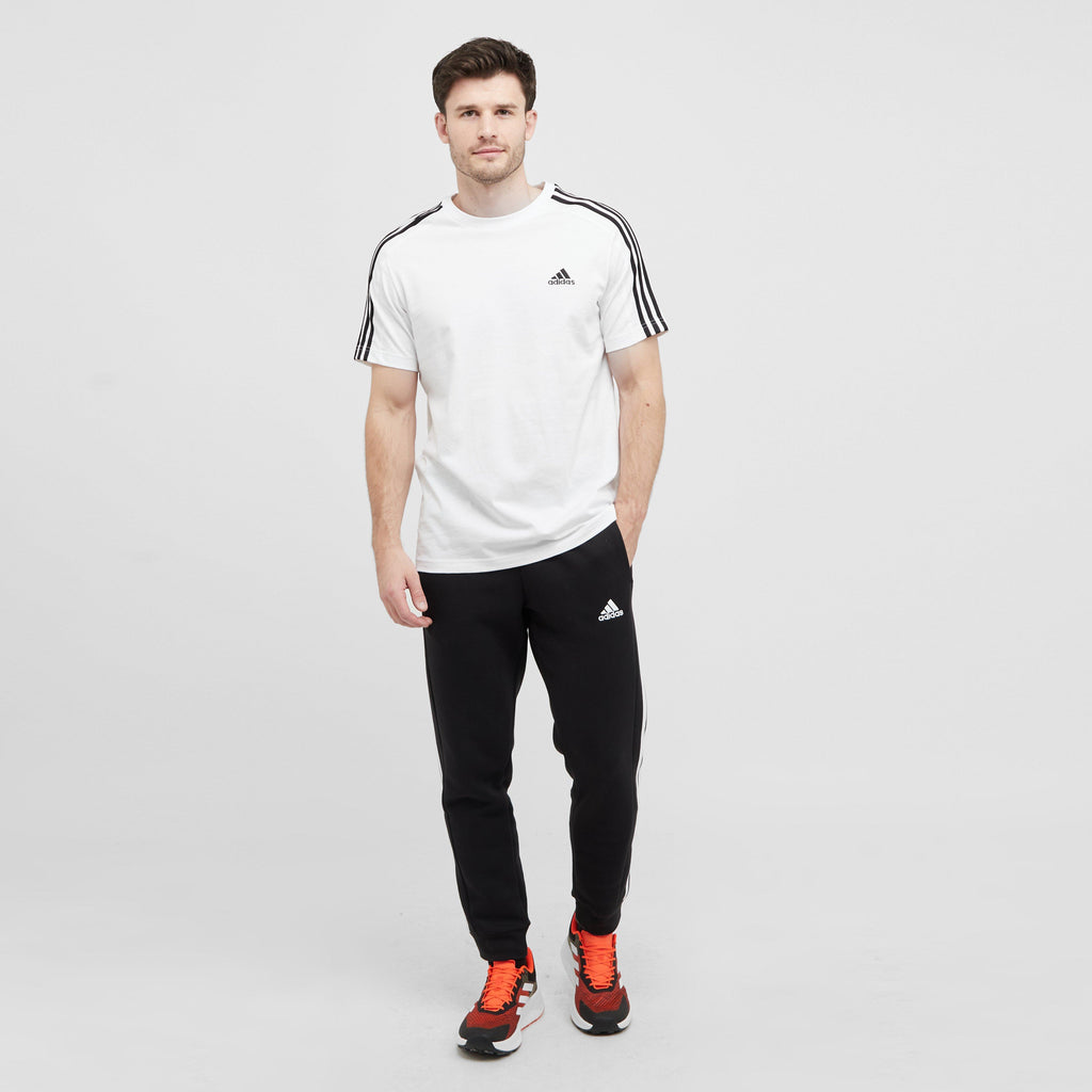 Men's Essentials Single Jersey 3-Stripes Tee