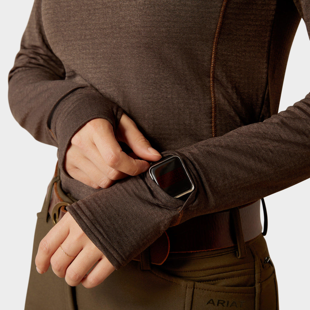 Women's Gridwork 1/4 Zip Base Layer