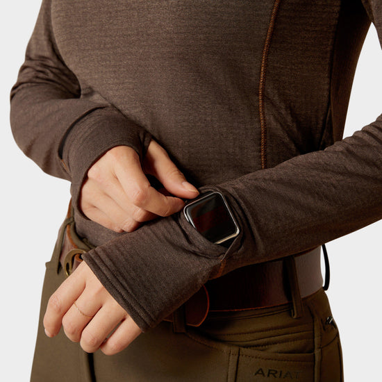 Women's Gridwork 1/4 Zip Base Layer