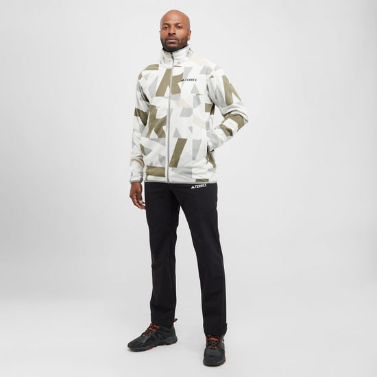 Multi Print Full Zip Fleece