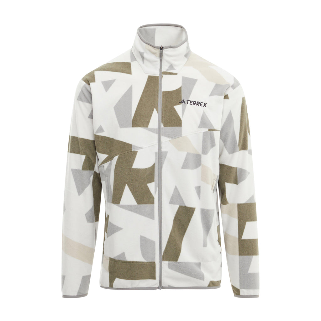 Multi Print Full Zip Fleece