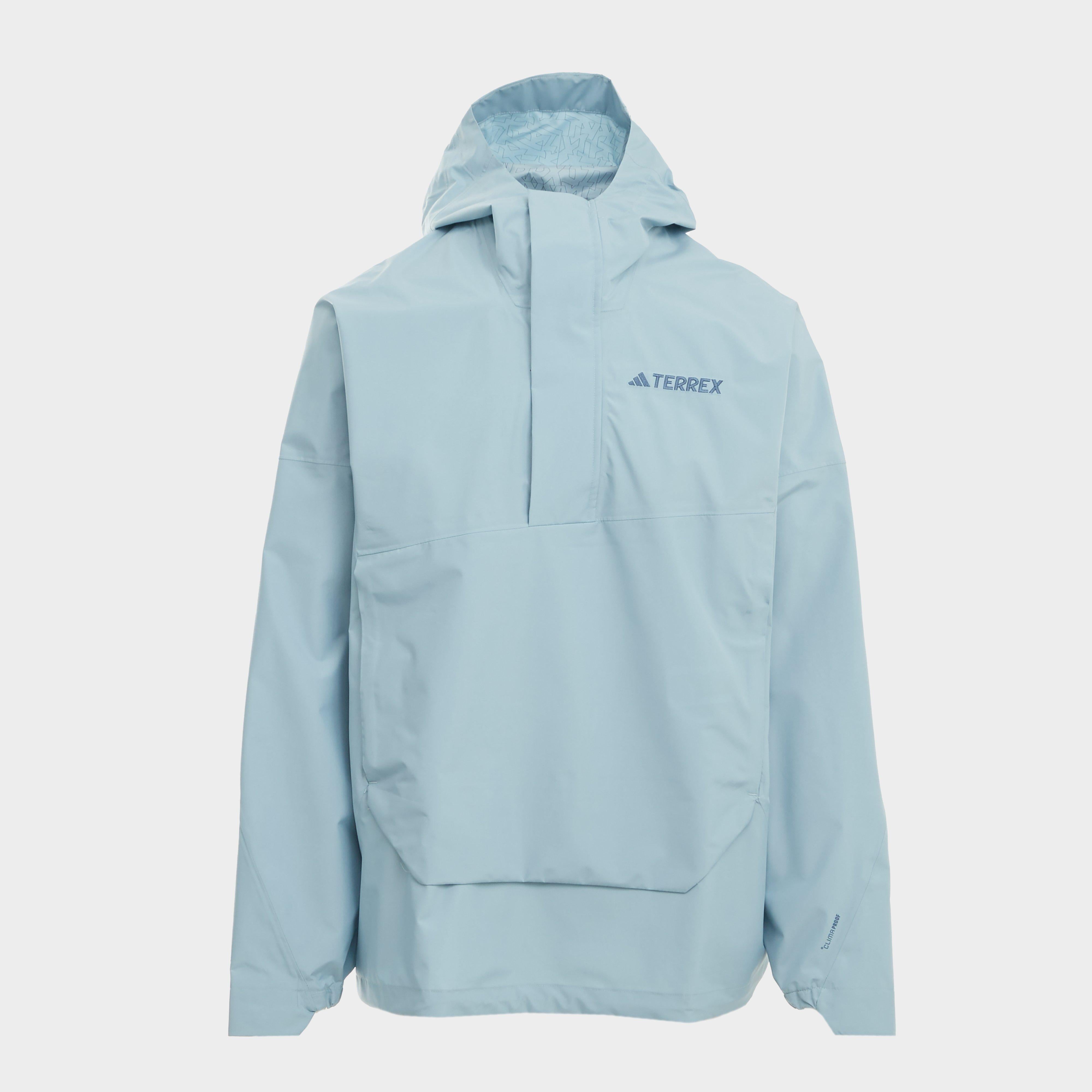 Grey adidas Terrex Men's Xploric 2.5L Climaproof Anorak – Blacks