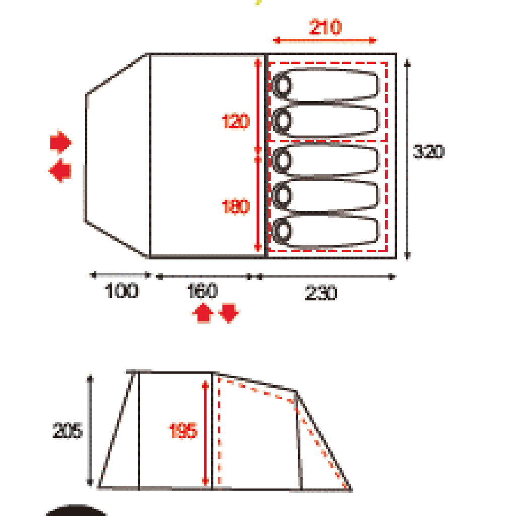 Refurbished Adhara 500 Nightfall® Tent