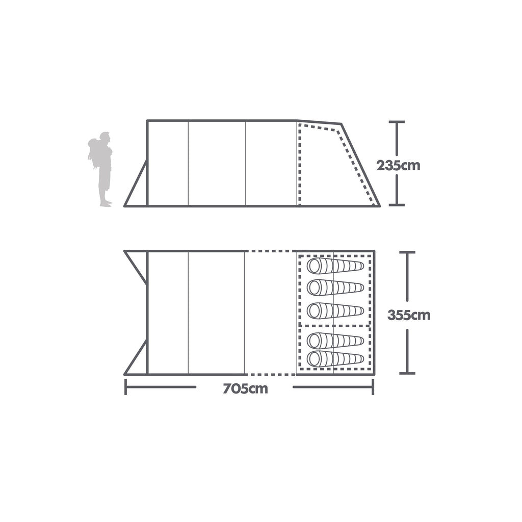 Refurbished Freedom 5 Nightfall Air Tent