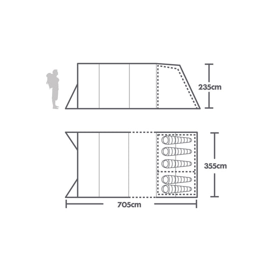 Refurbished Freedom 5 Nightfall Air Tent