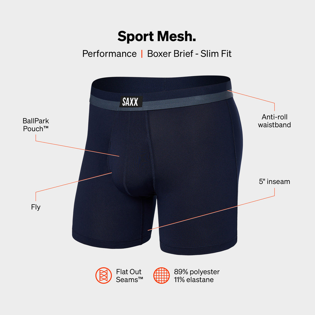 Men’s Sport Mesh Boxer Briefs