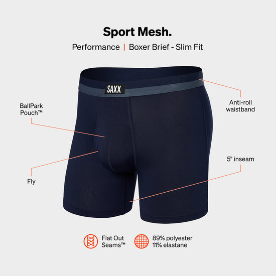 Men’s Sport Mesh Boxer Briefs