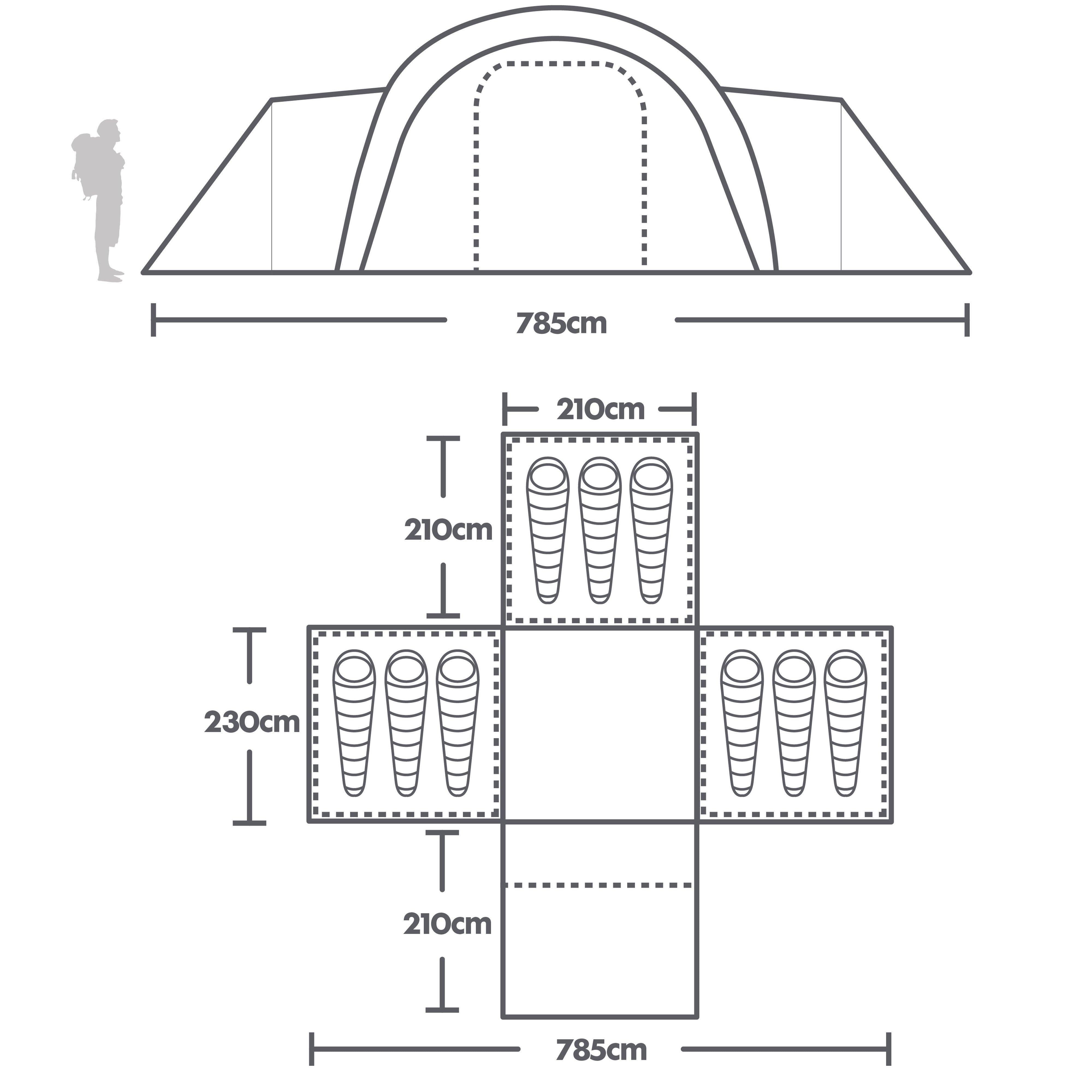 Refurbished Kepler 9 Nightfall Air Tent