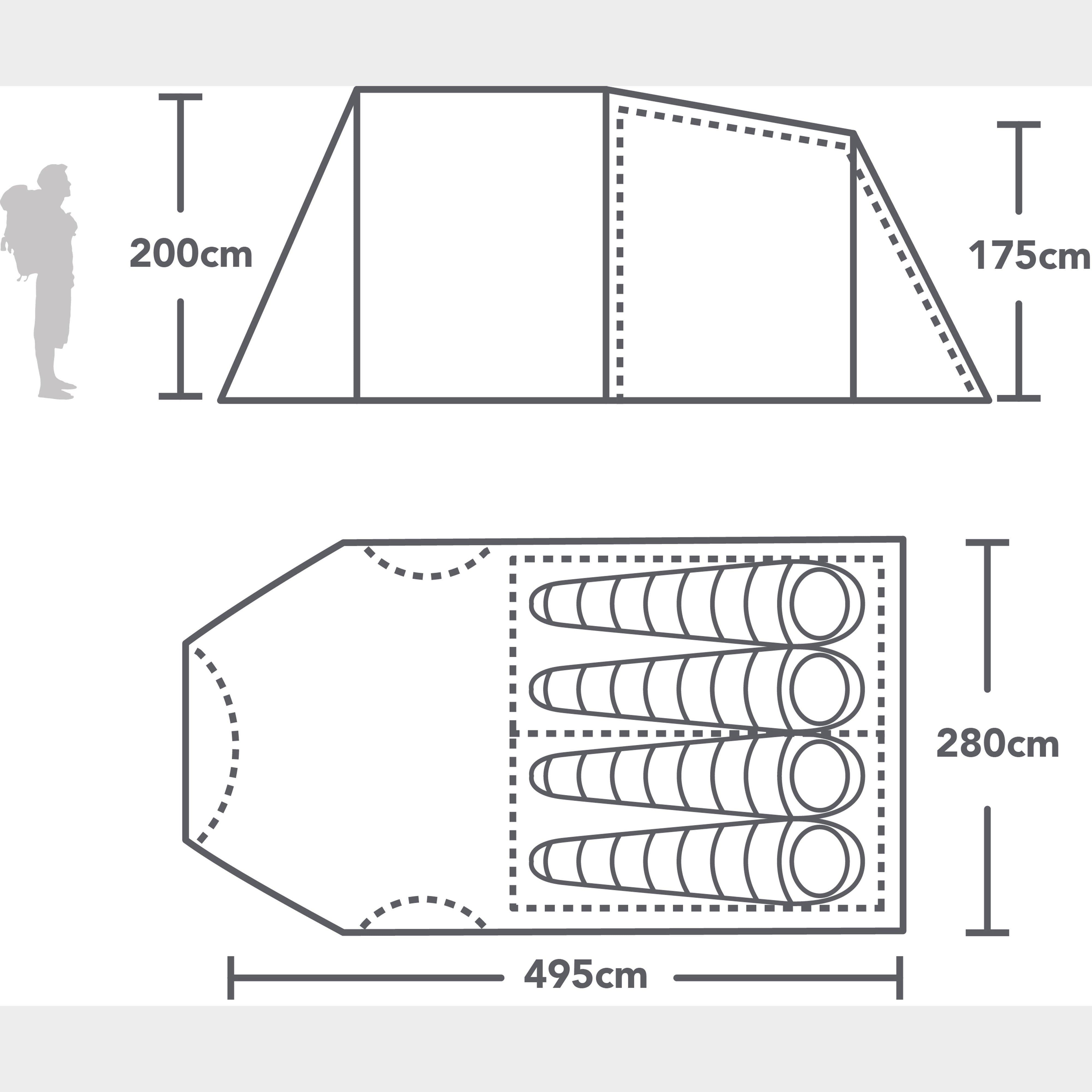 Refurbished Air 400 Nightfall Tent