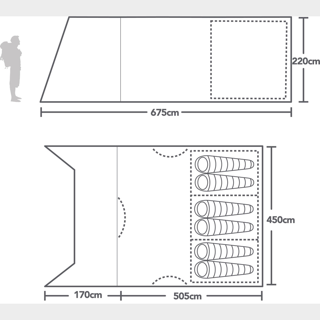 Refurbished 600XL Nightfall Air Tent