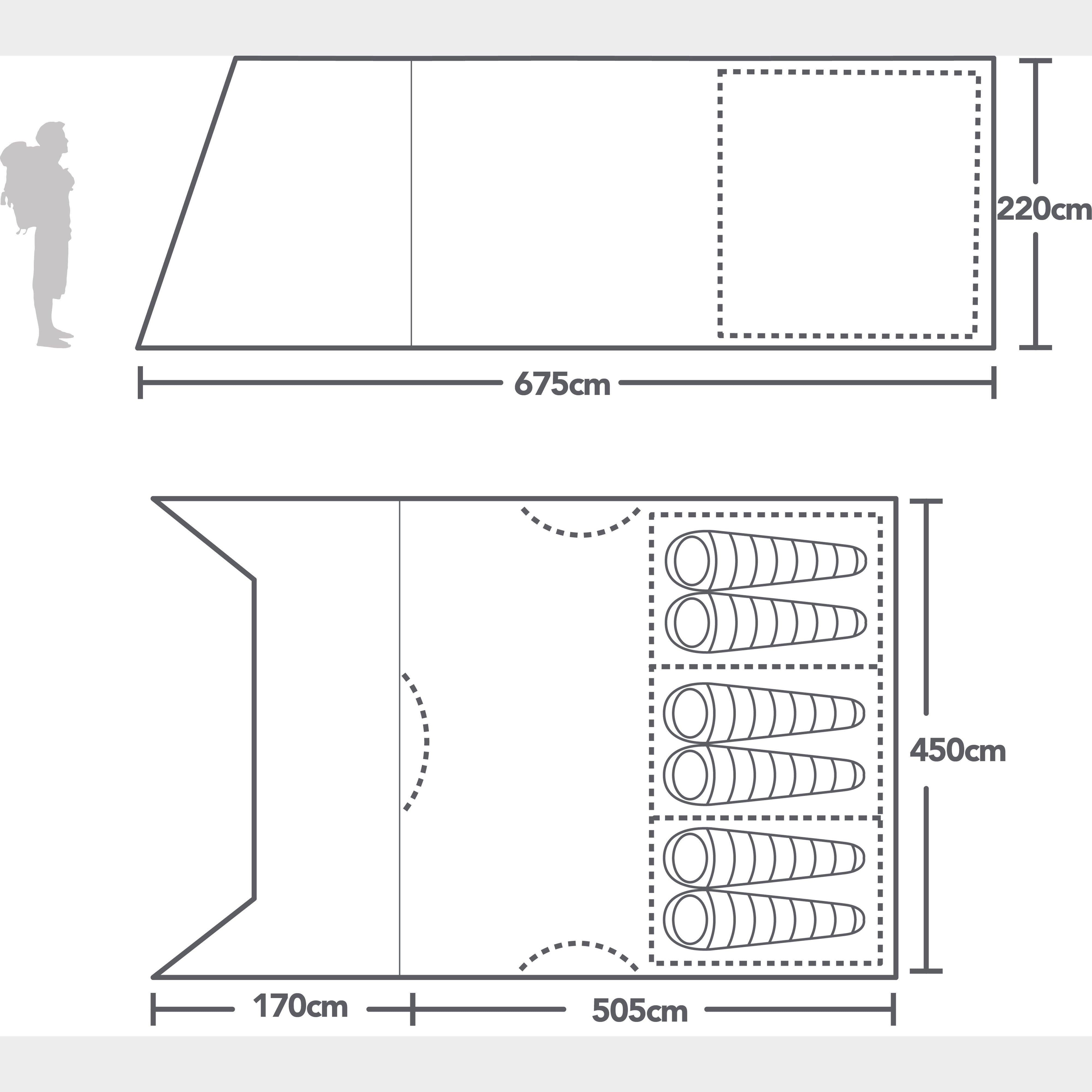 Refurbished 600XL Nightfall Air Tent