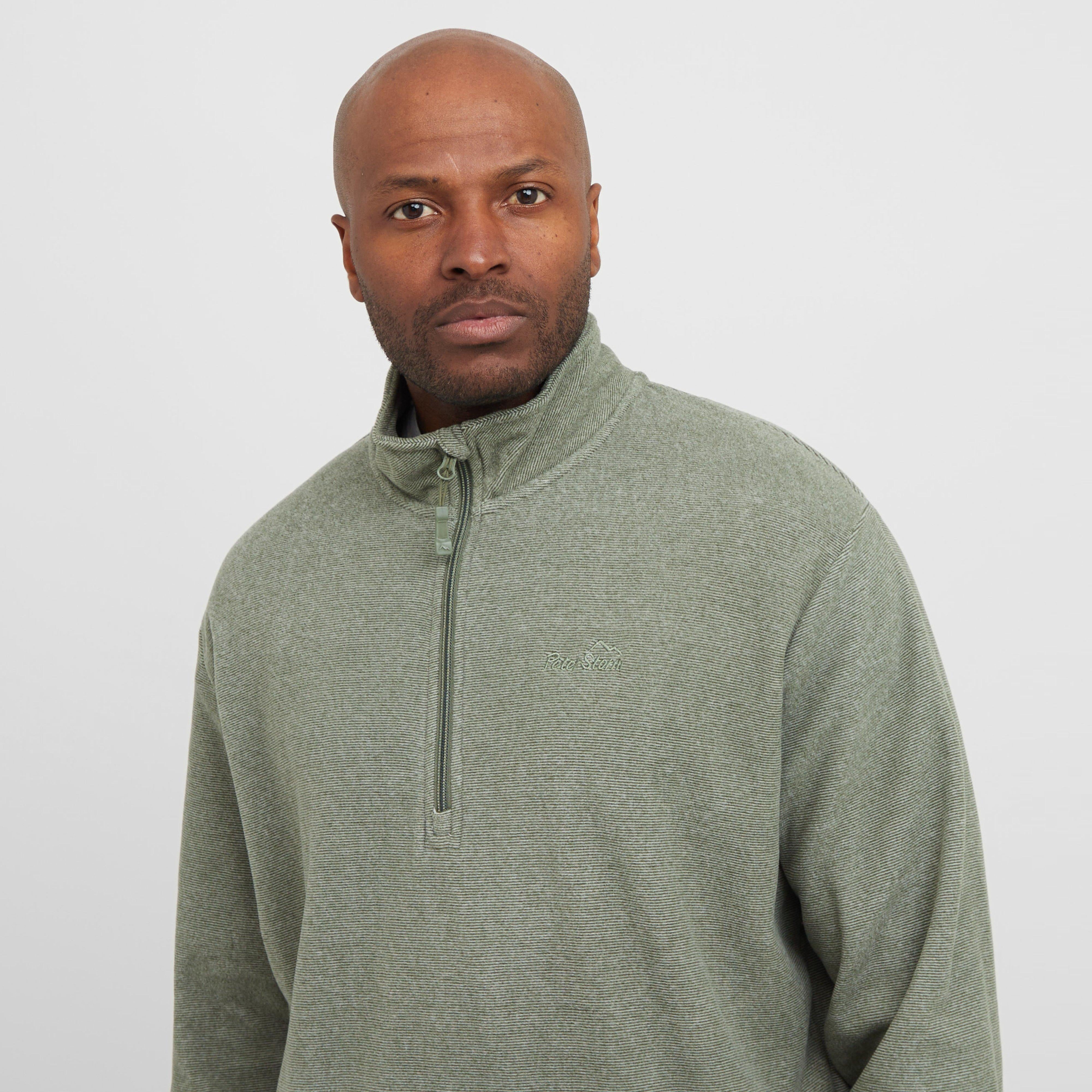Men’s Bracken Half Zip Stripe Fleece